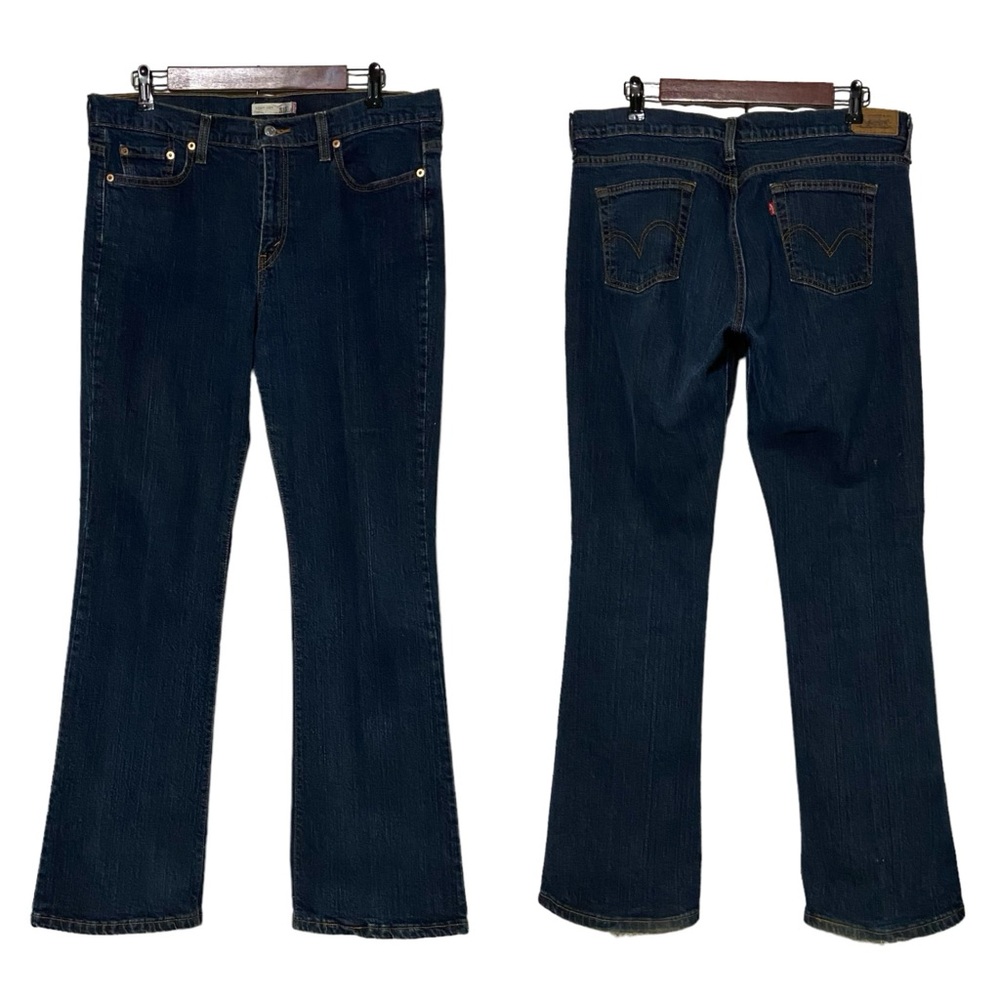Vintage Levi’s 515 Boot Cut Dark Wash Jeans Blue